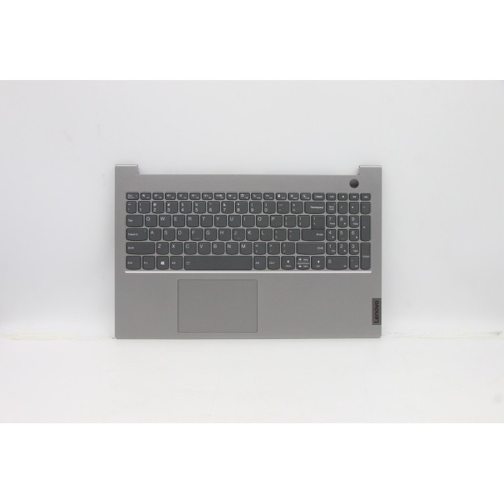 Lenovo 5CB1B34842 Palmrest Top Case con tastiera, Inglese, Grigio minerale, Retroilluminazione