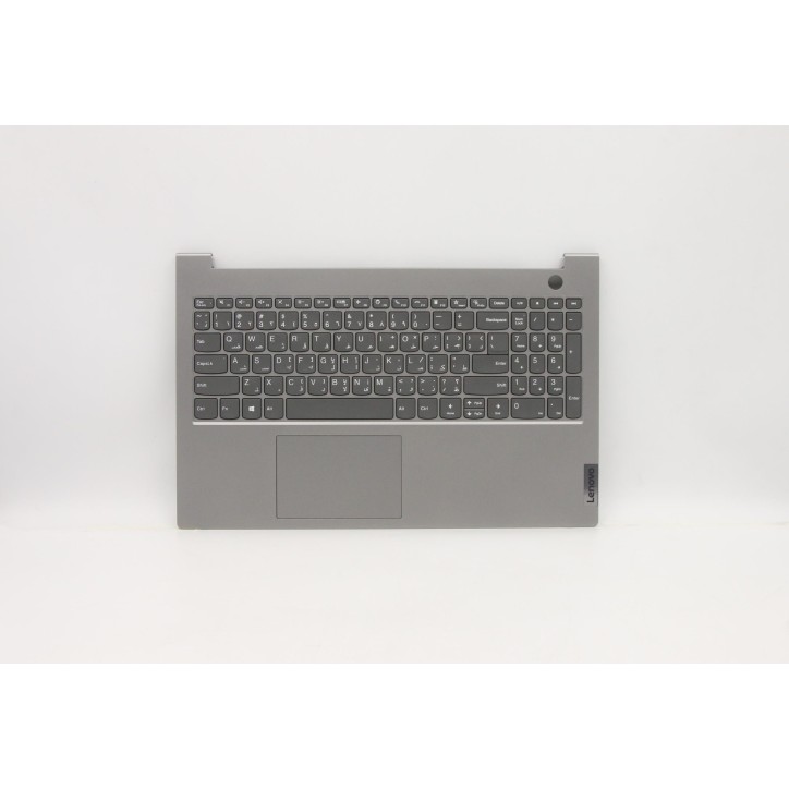 Lenovo 5CB1B34912 Palmrest Top Case con tastiera, Arabo, Grigio minerale, Senza retroilluminazione, US