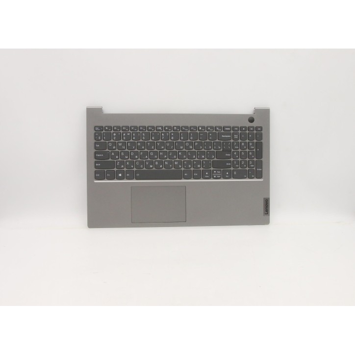Lenovo 5CB1B34956 Palmrest Top Case con tastiera, Russo, Grigio minerale, Retroilluminazione