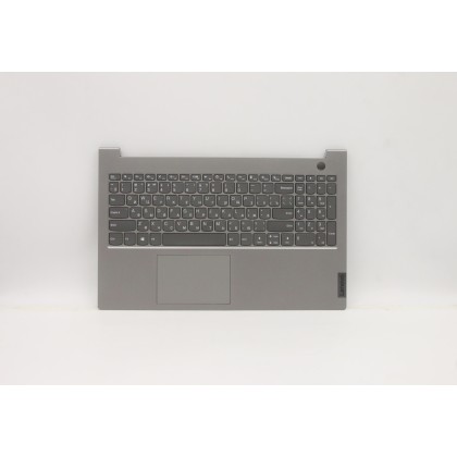 Lenovo 5CB1B35058 Palmrest Top Case con tastiera, Russo, Grigio minerale, Senza_retroilluminazione
