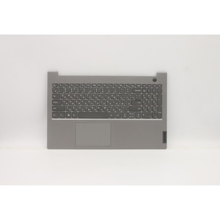 Lenovo 5CB1B35058 Palmrest Top Case con tastiera, Russo, Grigio minerale, Senza_retroilluminazione