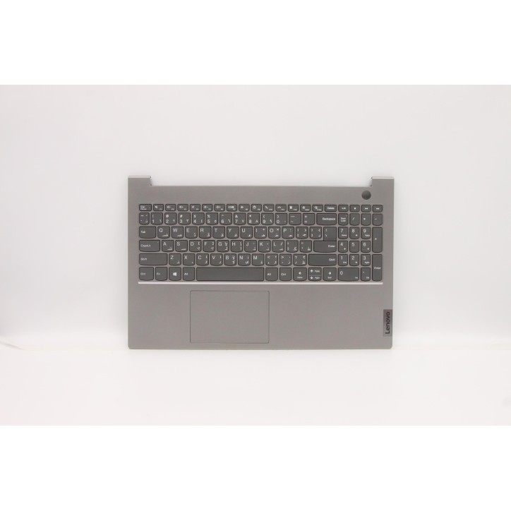 Lenovo 5CB1B35059 Palmrest Top Case con tastiera, Arabo, Grigio minerale, Senza retroilluminazione, US