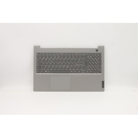 Lenovo 5CB1B35095 C-Cover with keyboard, Italian, Mineral Grey, Non-Backlight, UK