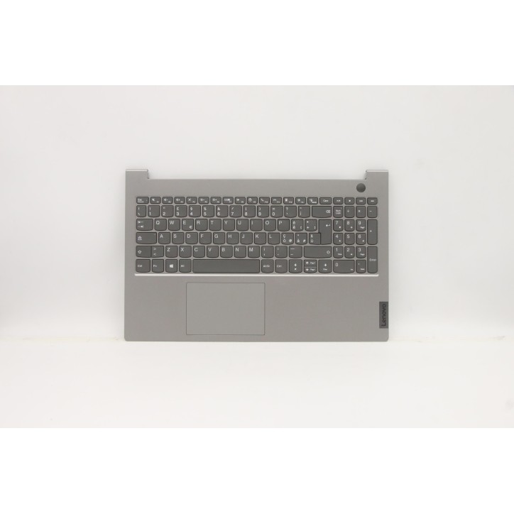 Lenovo 5CB1B35095 C-Cover with keyboard, Italian, Mineral Grey, Non-Backlight, UK