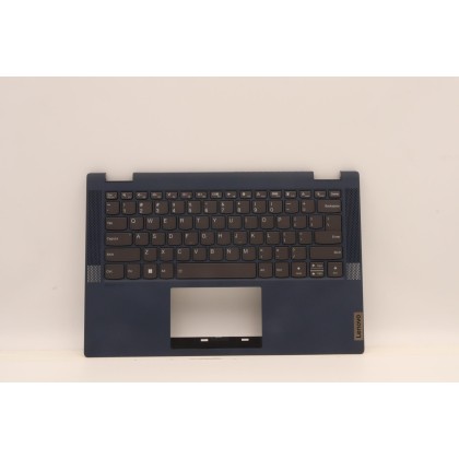 Lenovo 5CB1B36366 Palmrest Top Case con tastiera, Inglese (Stati Uniti), Blu scuro, Retroilluminazione
