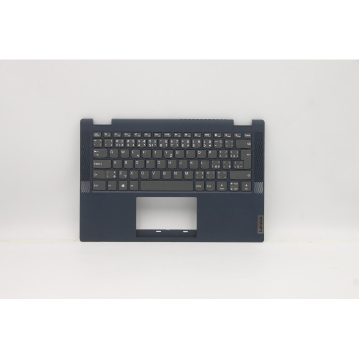 Lenovo 5CB1B36424 Palmrest Top Case con tastiera, Ceco/Slovacco, blu scuro, Retroilluminazione, UK