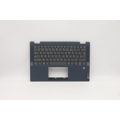 Lenovo 5CB1B36442 Palmrest Top Case con tastiera, Francese, Blu scuro, Retroilluminazione