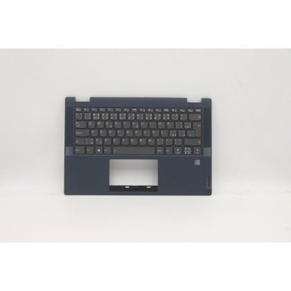 Lenovo 5CB1B36456 Palmrest Top Case con tastiera, Ceco/Slovacco, blu scuro, UK