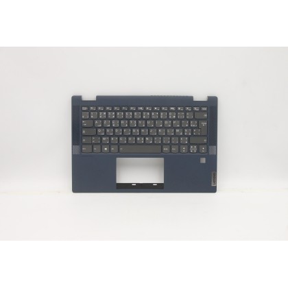 Lenovo 5CB1B36459 Palmrest Top Case con tastiera, Arabo francese, Blu scuro