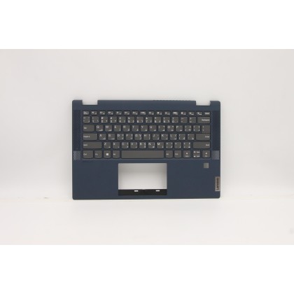Lenovo 5CB1B36475 Palmrest Top Case con tastiera, Arabo, blu scuro, US