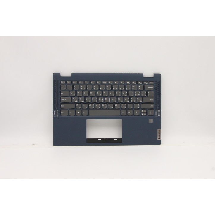 Lenovo 5CB1B36475 Palmrest Top Case con tastiera, Arabo, blu scuro, US