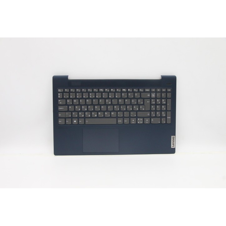 Lenovo 5CB1B42876 Palmrest Top Case con tastiera, Ungherese, Blu scuro, Retroilluminazione, Impronta digitale