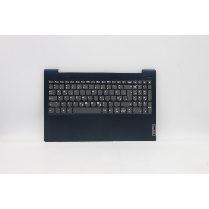 Lenovo 5CB1B42885 Palmrest Top Case con tastiera, Sloveno, Blu scuro, Retroilluminazione, Impronta digitale
