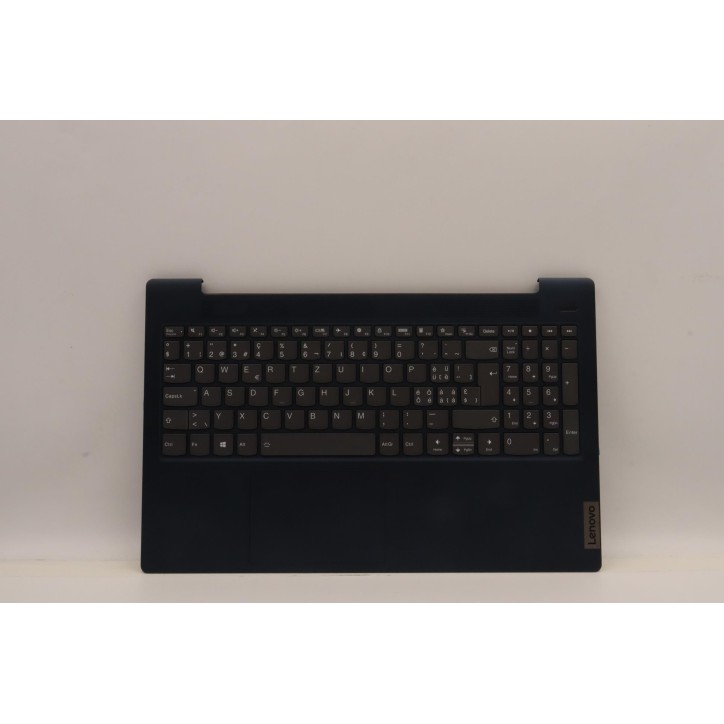 Lenovo 5CB1B42887 Palmrest Top Case con tastiera, Svizzera, blu scuro, Retroilluminazione, Lettore di impronte digitali