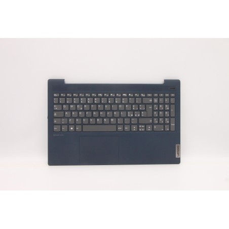 Lenovo 5CB1B42908 Palmrest Top Case con tastiera, Italiano, blu scuro, Senza_retroilluminazione, Lettore di impronte digitali