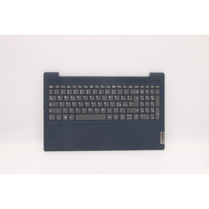 Lenovo 5CB1B42908 Palmrest Top Case con tastiera, Italiano, blu scuro, Senza_retroilluminazione, Lettore di impronte digitali
