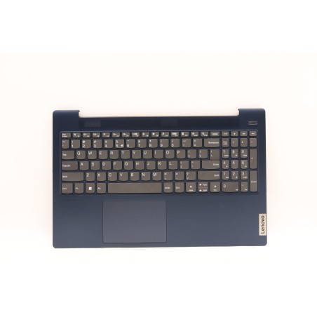 Lenovo 5CB1B42928 Palmrest Top Case con tastiera, Inglese (Stati Uniti/Europa), blu scuro, Senza_retroilluminazione, Lettore di 