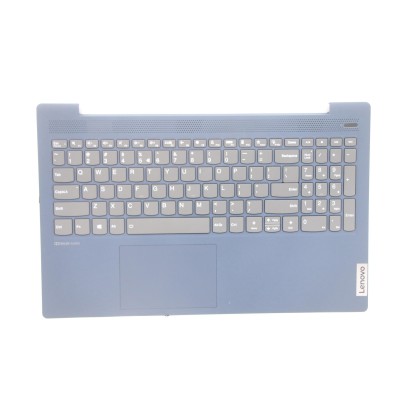 Lenovo 5CB1B42958 Palmrest Top Case con tastiera, Inglese (Stati Uniti/Europa), blu scuro, Retroilluminazione, Senza lettore di 