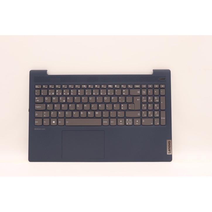 Lenovo 5CB1B42972 Palmrest Top Case con tastiera, Portoghese, blu scuro, Retroilluminazione, Senza lettore di impronte digitali