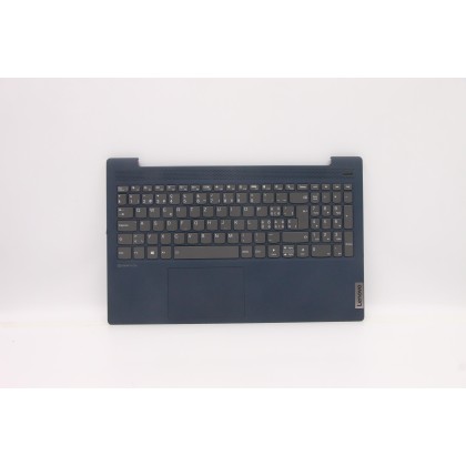 Lenovo 5CB1B42975 Palmrest Top Case con tastiera, Svizzera, blu scuro, Retroilluminazione, Senza lettore di impronte digitali