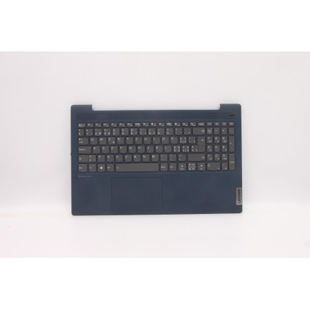 Lenovo 5CB1B42975 Palmrest Top Case con tastiera, Svizzera, blu scuro, Retroilluminazione, Senza lettore di impronte digitali