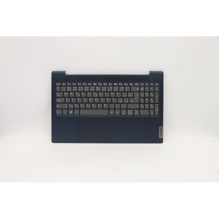 Lenovo 5CB1B42985 Palmrest Top Case con tastiera, Ceco/Slovacco, blu scuro, Retroilluminazione, Senza lettore di impronte digita