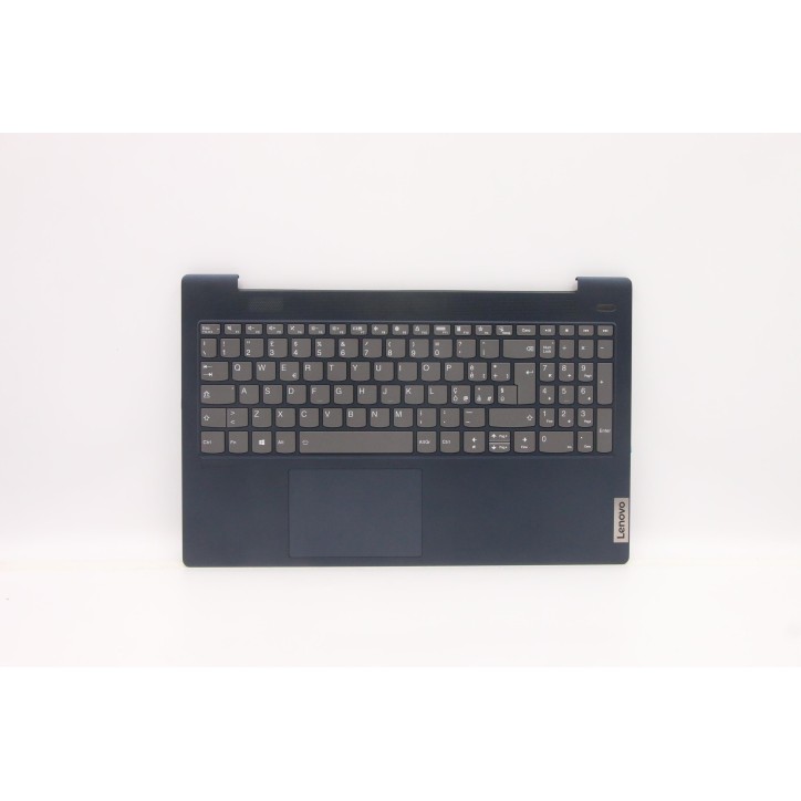 Lenovo 5CB1B42997 Palmrest Top Case con tastiera, Italiano, blu scuro, Retroilluminazione, Senza lettore di impronte digitali