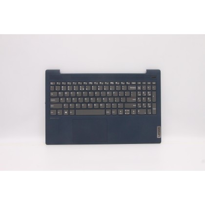 Lenovo 5CB1B43442 Palmrest Top Case con tastiera, Inglese (Stati Uniti/Europa), blu scuro, Senza_retroilluminazione, Senza letto