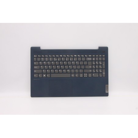 Lenovo 5CB1B43442 Palmrest Top Case con tastiera, Inglese (Stati Uniti/Europa), blu scuro, Senza_retroilluminazione, Senza letto