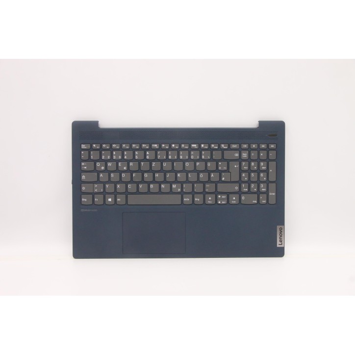 Lenovo 5CB1B43445 Palmrest Top Case con tastiera, Tedesco, blu scuro, Senza_retroilluminazione, Senza lettore di impronte digita