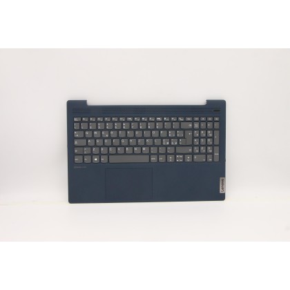 Lenovo 5CB1B43451 Palmrest Top Case con tastiera, Italiano, blu scuro, Senza_retroilluminazione, Senza lettore di impronte digit