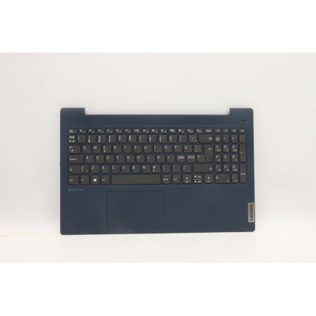 Lenovo 5CB1B43455 Palmrest Top Case con tastiera, Lingue scandinave, blu scuro, Senza_retroilluminazione, Senza lettore di impro