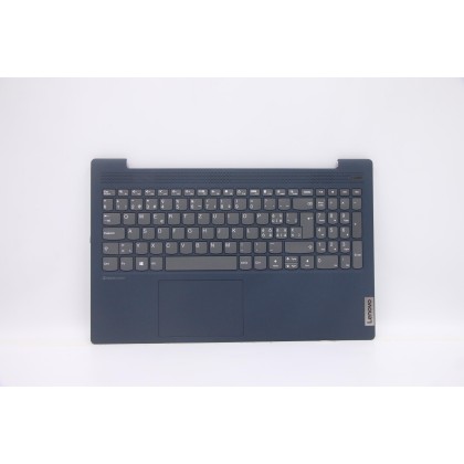 Lenovo 5CB1B43459 Palmrest Top Case con tastiera, Svizzera, blu scuro, Senza_retroilluminazione, Senza lettore di impronte digit