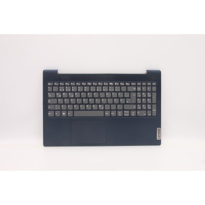 Lenovo 5CB1B43475 Palmrest Top Case con tastiera, Tedesco, blu scuro, Senza_retroilluminazione, Senza lettore di impronte digita