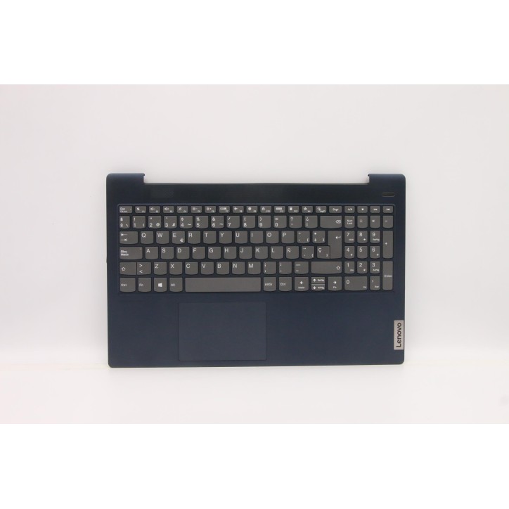 Lenovo 5CB1B43489 Palmrest Top Case con tastiera, Spagnolo, blu scuro, Senza_retroilluminazione, Senza lettore di impronte digit