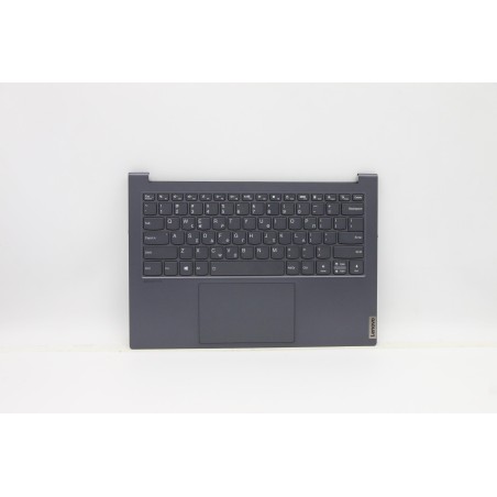 Lenovo 5CB1B43540 Palmrest Top Case con tastiera, Greco, Grigio ardesia