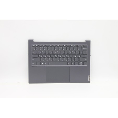 Lenovo 5CB1B43551 Palmrest Top Case con tastiera, Russo, Grigio ardesia