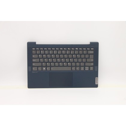 Lenovo 5CB1B66016 Palmrest Top Case con tastiera, Inglese, blu scuro, Retroilluminazione, Senza lettore di impronte digitali