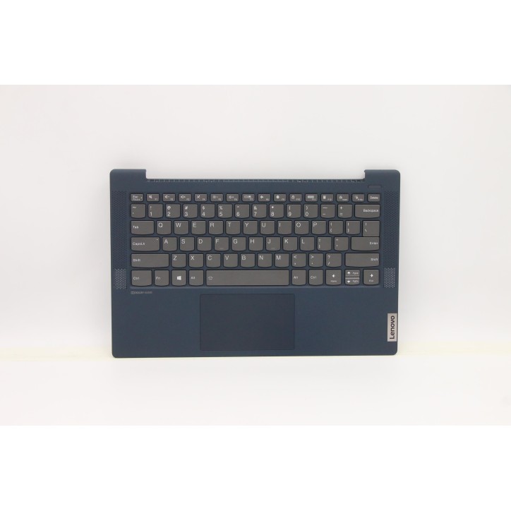 Lenovo 5CB1B66016 Palmrest Top Case con tastiera, Inglese, blu scuro, Retroilluminazione, Senza lettore di impronte digitali