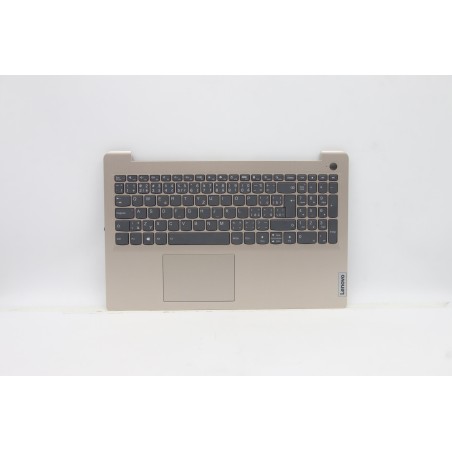 Lenovo 5CB1B69006 Palmrest Top Case con tastiera, Ceco/Slovacco, Retroilluminazione, Lettore di impronte digitali, UK