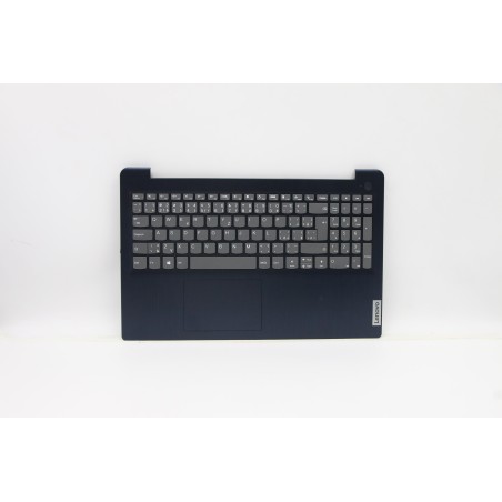 Lenovo 5CB1B69119 Palmrest Top Case con tastiera, Ceco/Slovacco, blu scuro, Senza retroilluminazione, Senza lettore di impronte 