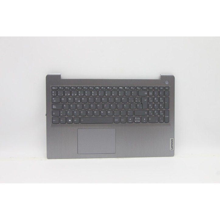 Lenovo 5CB1B69147 Palmrest Top Case con tastiera, Spagnolo, grigio artico, Retroilluminazione, Senza lettore di impronte digital