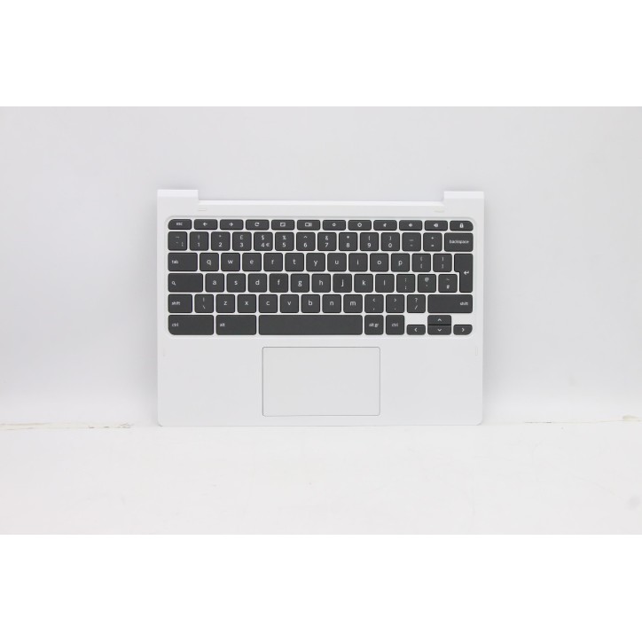 Lenovo 5CB1B77627 Palmrest Top Case con tastiera, Inglese Regno Unito, Bianco neve