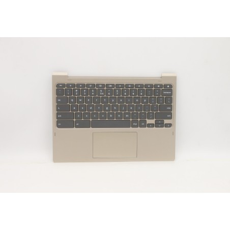Lenovo 5CB1B77632 Palmrest Top Case con tastiera, Inglese (Stati Uniti/Europa), Sand