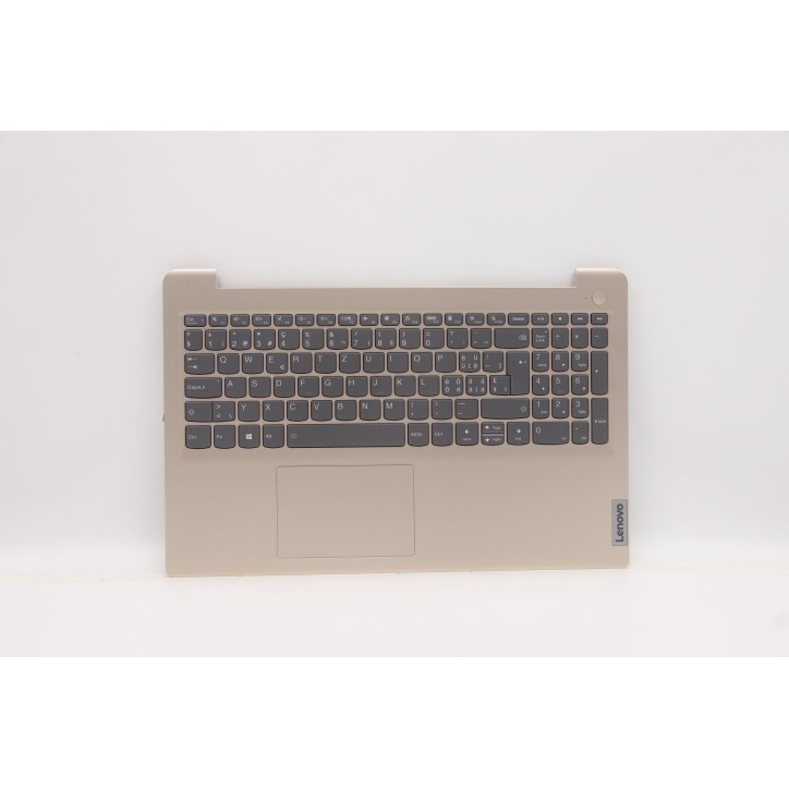 Lenovo 5CB1B84521 Palmrest Top Case con tastiera, Svizzera, Sabbia, Retroilluminazione, Senza lettore di impronte digitali