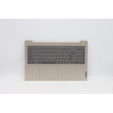 Lenovo 5CB1B84542 Palmrest Top Case con tastiera, Arabo, Sabbia, Senza retroilluminazione, Senza lettore di impronte digitali, U