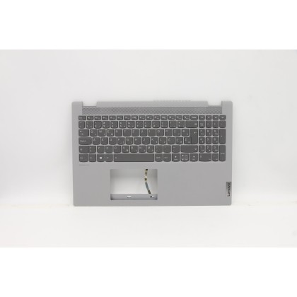Lenovo 5CB1B95990 Palmrest Top Case con tastiera, Sloveno, Grigio platino, Retroilluminazione