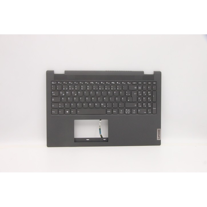 Lenovo 5CB1B96253 Palmrest Top Case con tastiera, Tedesco, Grigio, Retroilluminazione