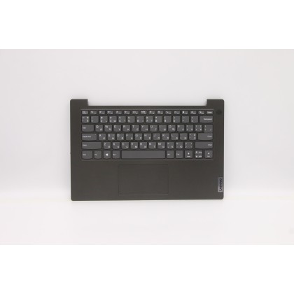 Lenovo 5CB1B96436 Palmrest Top Case con tastiera, Ucraina, Grigio ferro