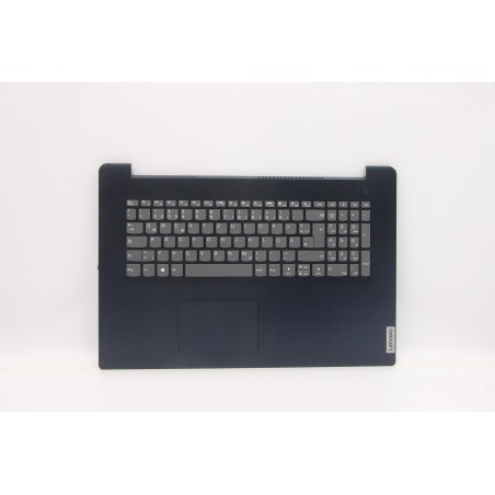 Lenovo 5CB1B97532 Palmrest Top Case con tastiera, Tedesco, blu scuro, Senza lettore di impronte digitali